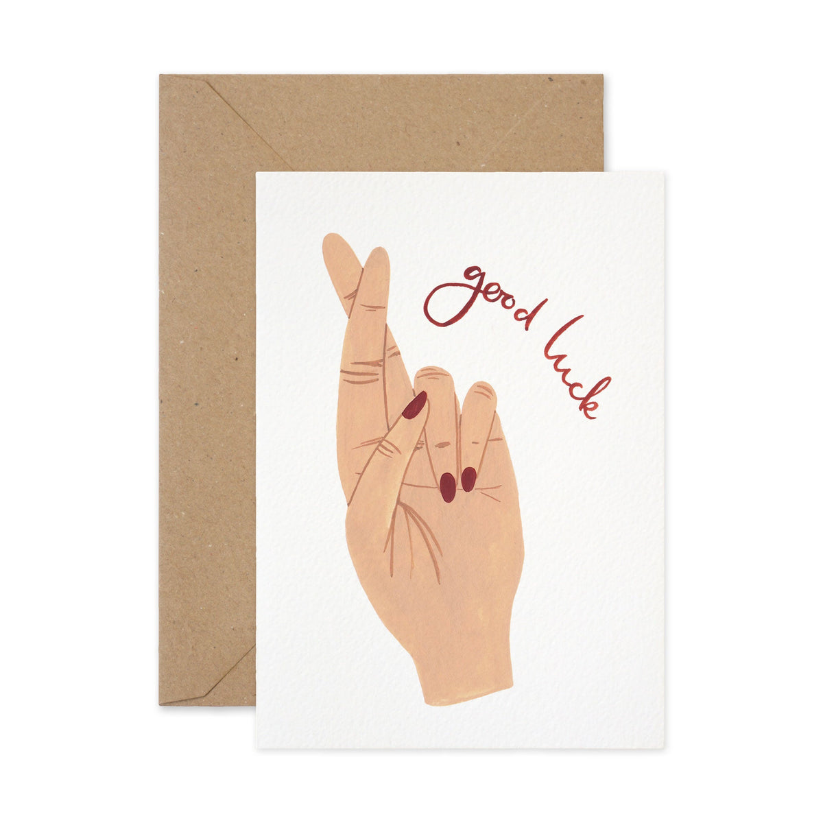 Paper Parade | Fingers Crossed | Good Luck Card