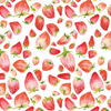 Gift Wrap Sheet - Strawberries