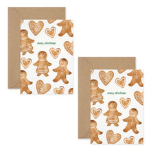  Gingerbread Biscuits - Set of 8 Cards