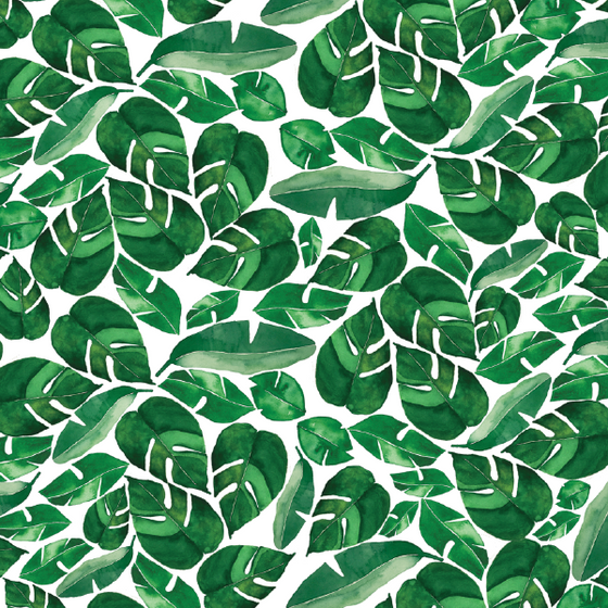 Gift Wrap Sheet - Tropical Leaves